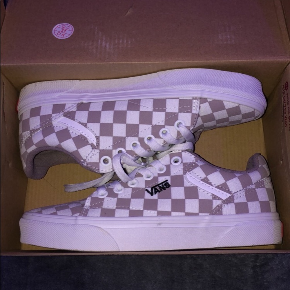 Womans Seldan Checkerboard Vans